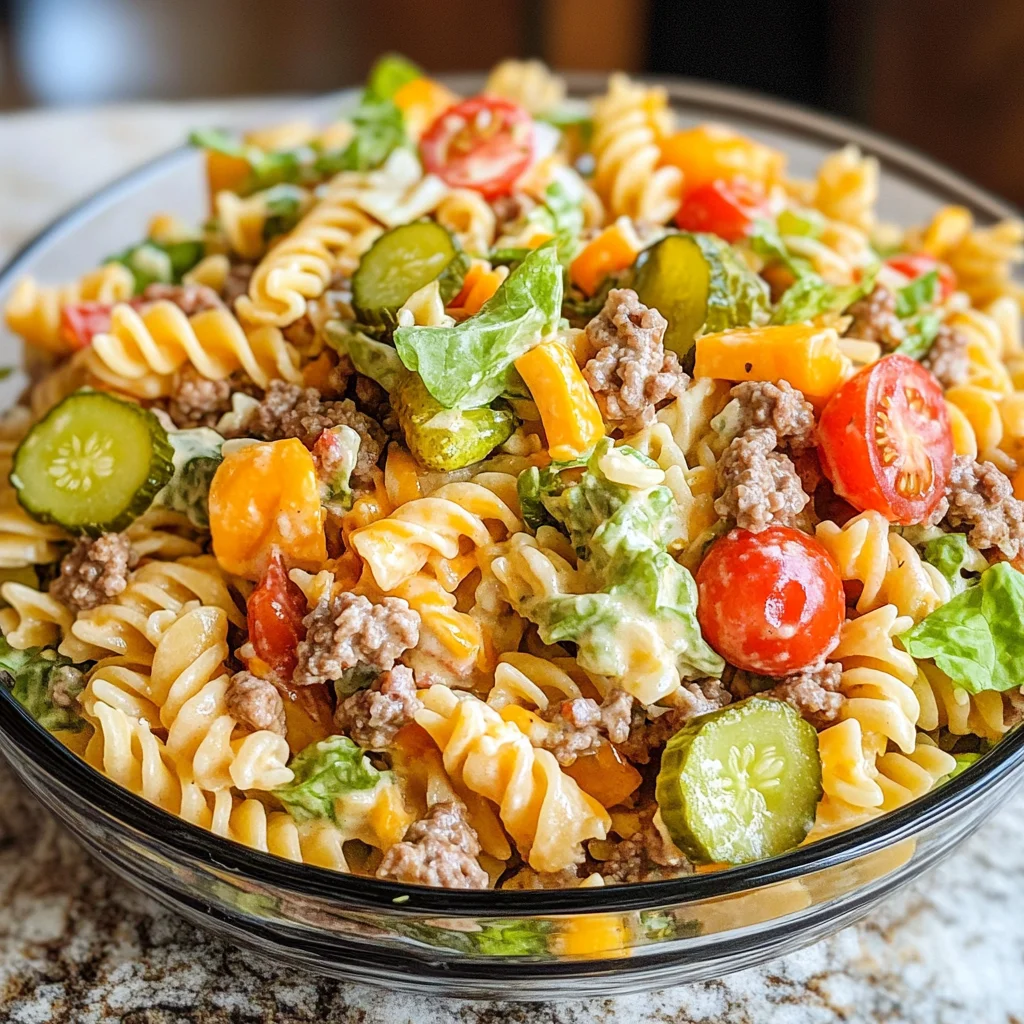 Big Mac Pasta Salad