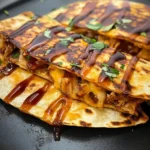 Blackstone Hot Honey BBQ Chicken Quesadillas
