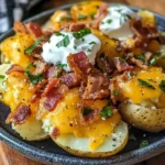 Blackstone Loaded Smashed Potatoes