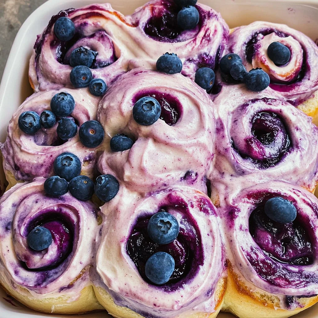 Blueberry Cinnamon Rolls