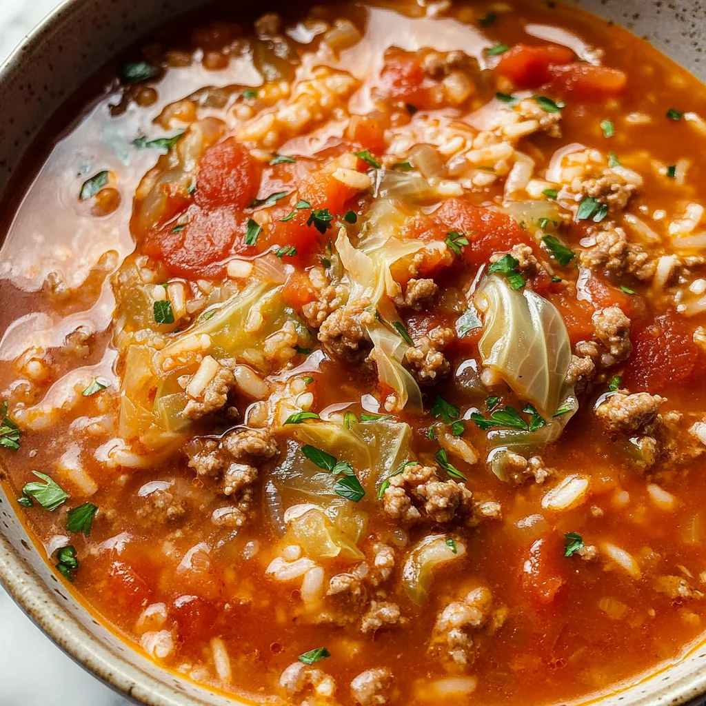 Cabbage Roll Soup