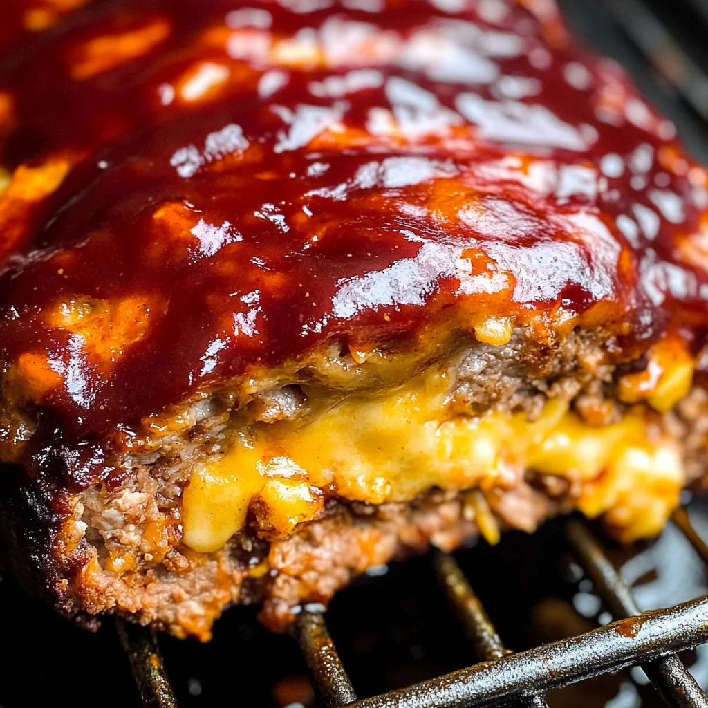 Cheesy BBQ Smoked Meatloaf