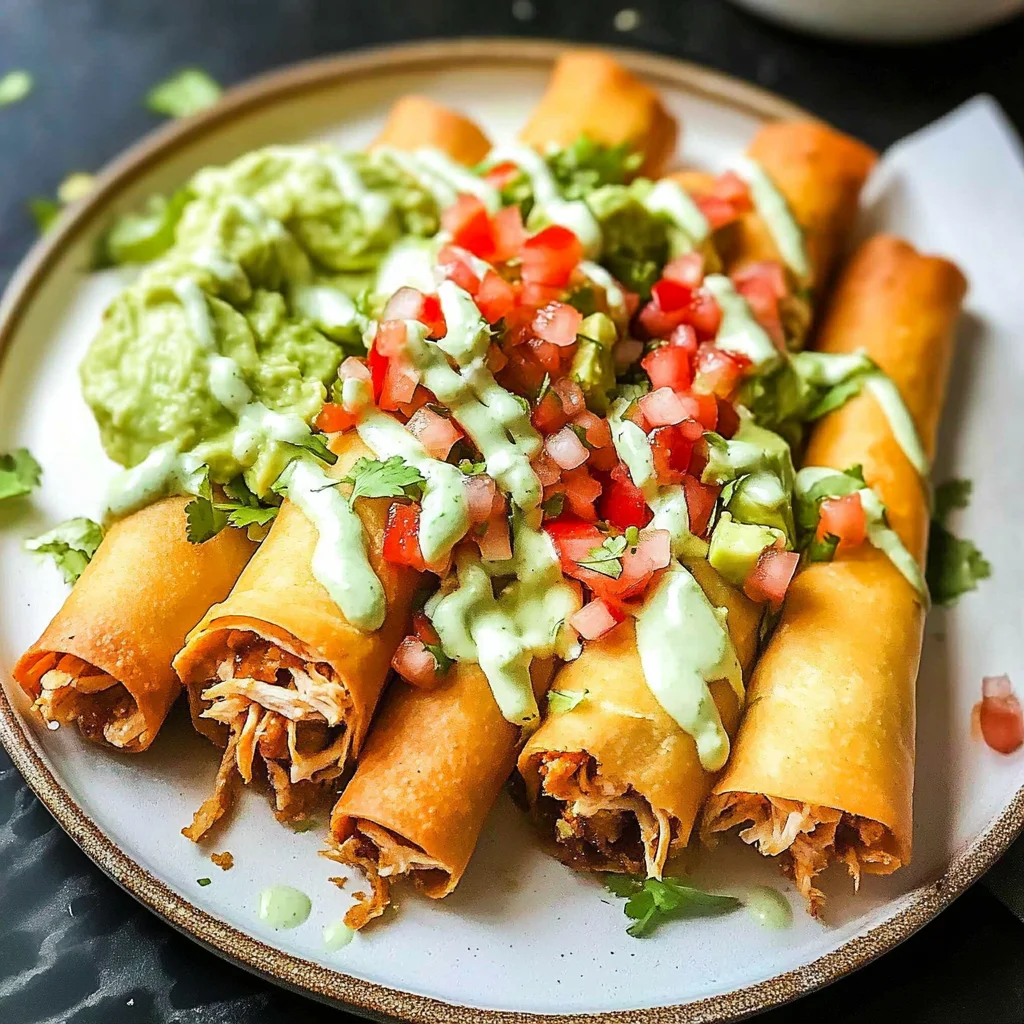 Chipotle Chicken Taquitos