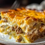 Creamy Cheesy Cabbage Casserole