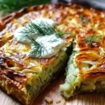 Crispy Cabbage Pie with Dill Cream Sauce: Your New Favorite Comfort Food