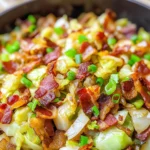 Easy Bacon Fried Cabbage