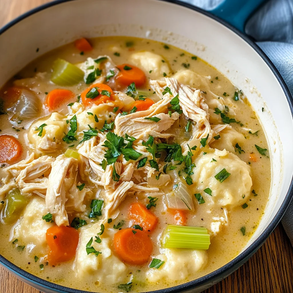 Easy Chicken and Dumplings Recipe
