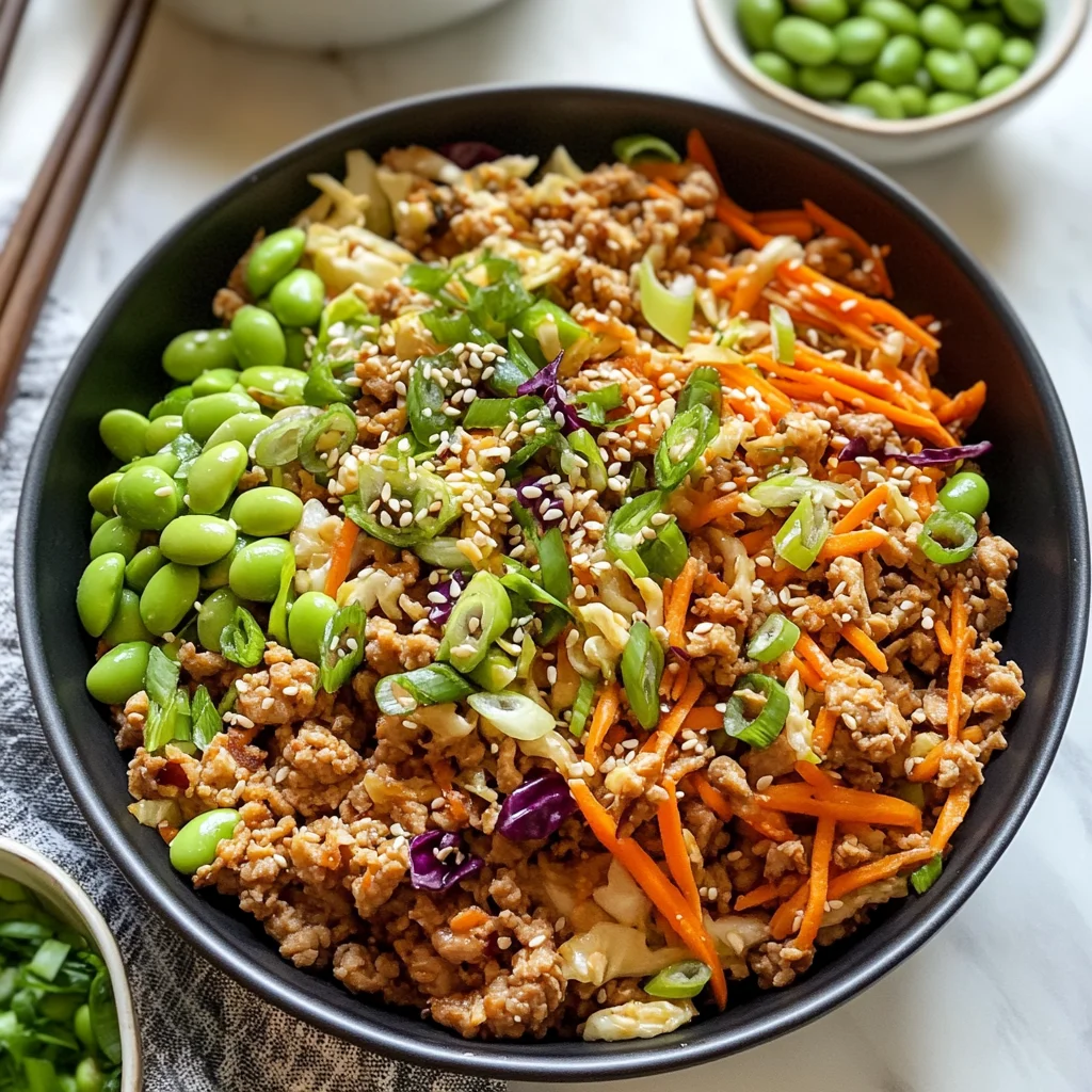 Extra Veggie Turkey Egg Roll In A Bowl