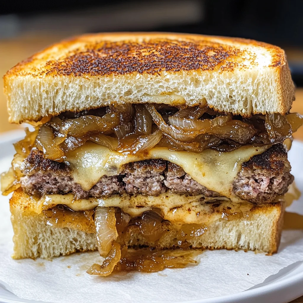 French Onion Patty Melt