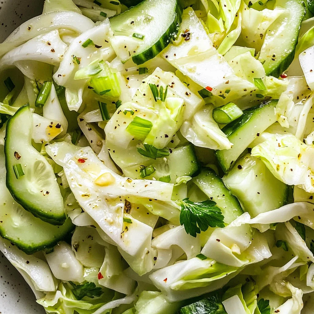 Healthy Napa Cabbage Salad