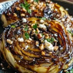 Honey Balsamic Cabbage Steaks