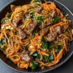 Korean Stir-Fried Sweet Potato Noodles Recipe