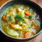 Lemon Dill Cabbage Soup