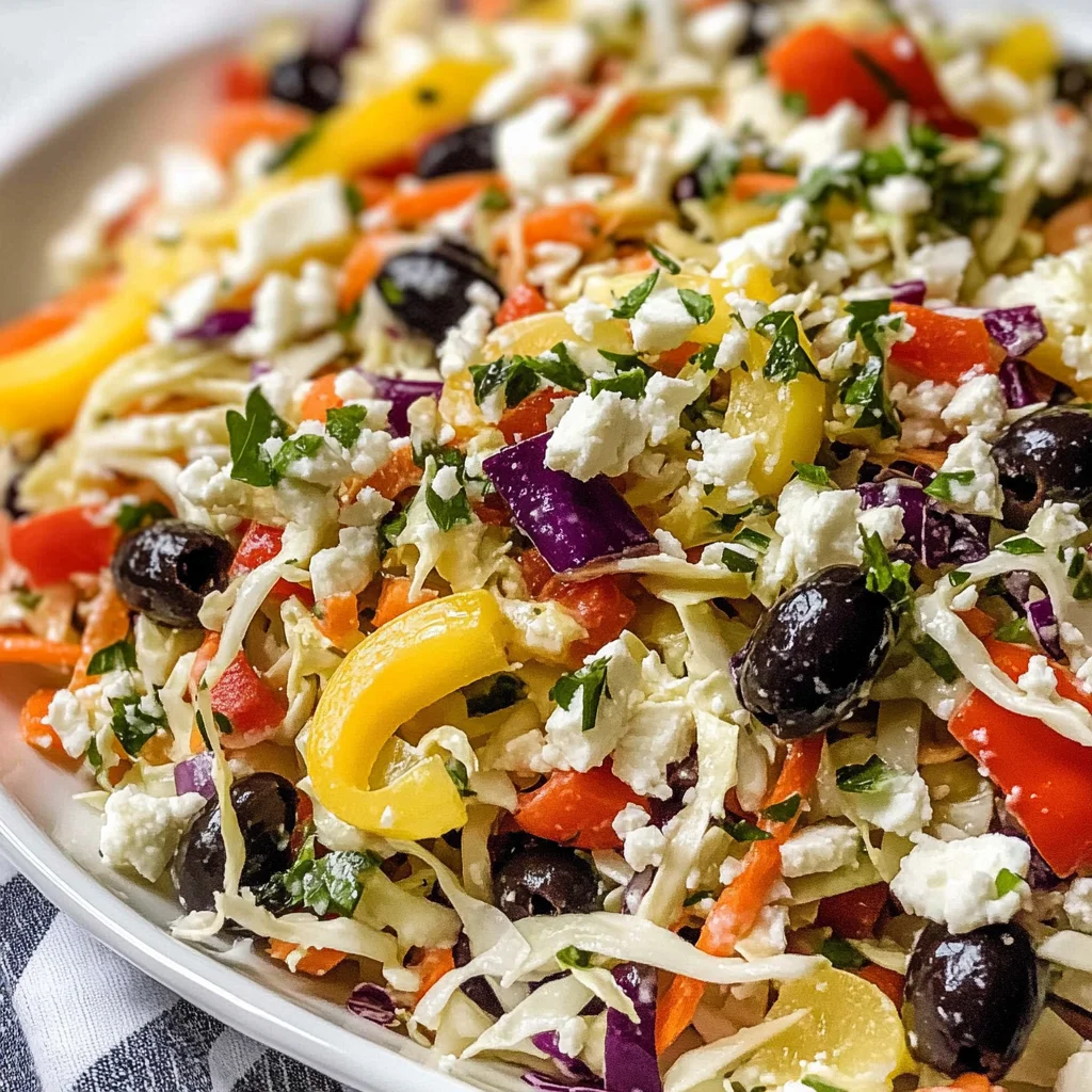 Mediterranean Coleslaw