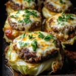 ???? Oven-Baked Cabbage Burgers – A Hearty & Flavorful Twist!