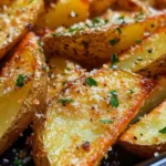 Parmesan Garlic Potato Wedges
