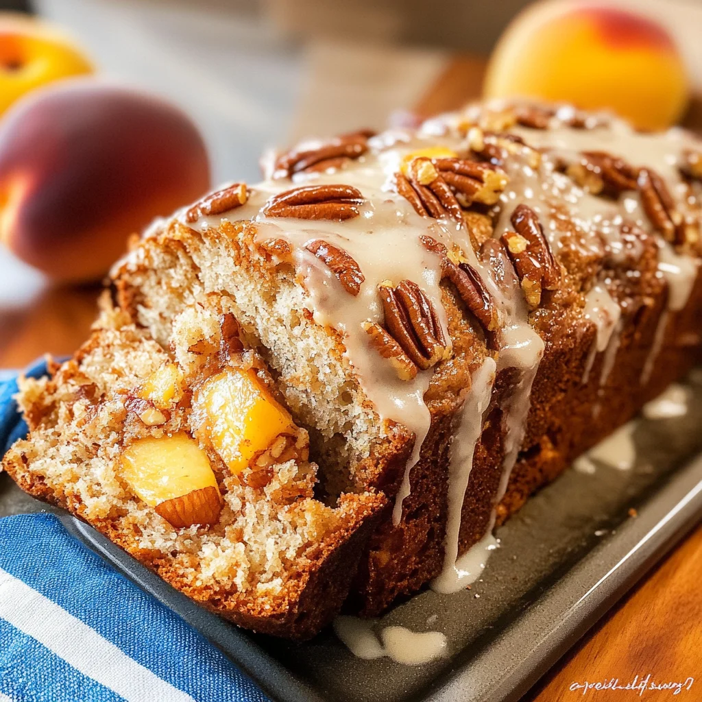 Peach Pecan Bread Recipe