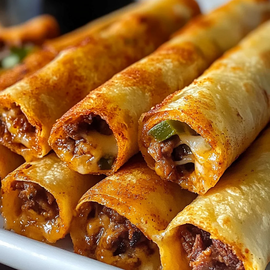 Shredded Beef Taquitos {Easy, Healthier, Baked Taquitos}