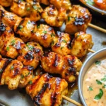 Bang Bang Chicken Skewers