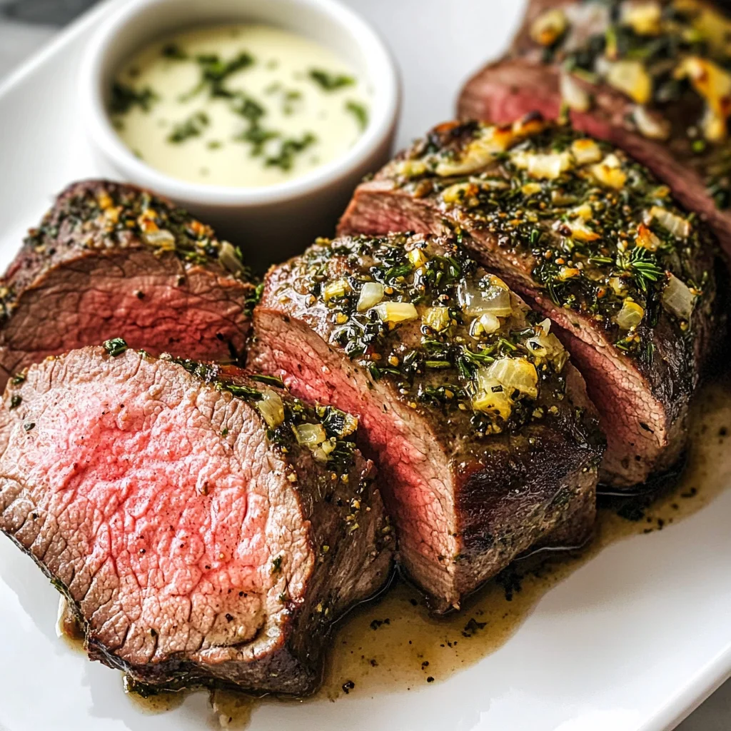 Beef Tenderloin Roast (Herbed Garlic Butter)