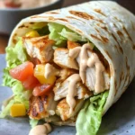 Grilled Chicken Wrap with Chipotle Mayo