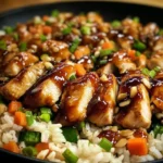 One-Pan Bold Honey BBQ Chicken Rice