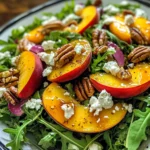 Peach Arugula Salad