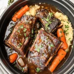 SLOW COOKER SHORT RIBS
