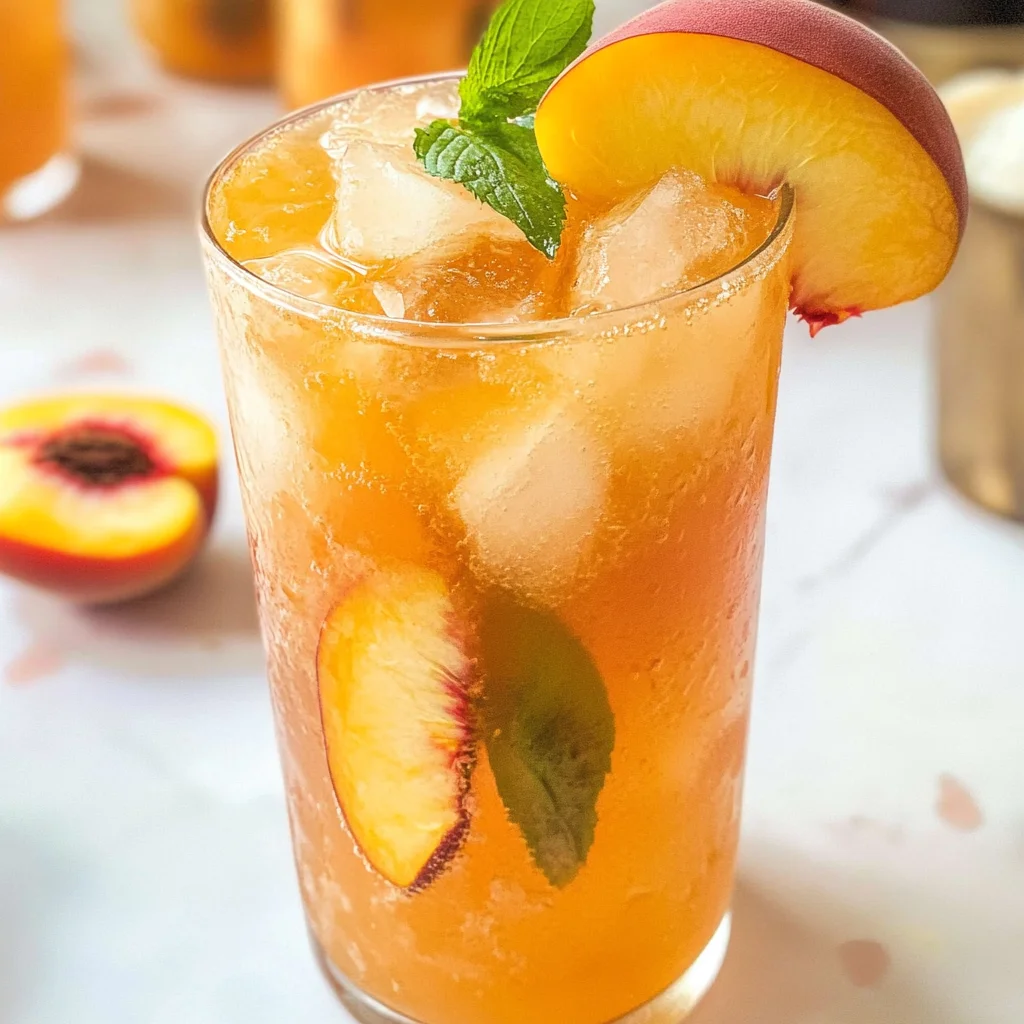 Southern Peach Tea